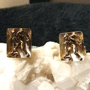 Cool Vintage Cowboy & Rope Cufflinks